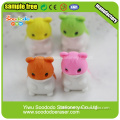 animal set hamster puzzle rubbers for students